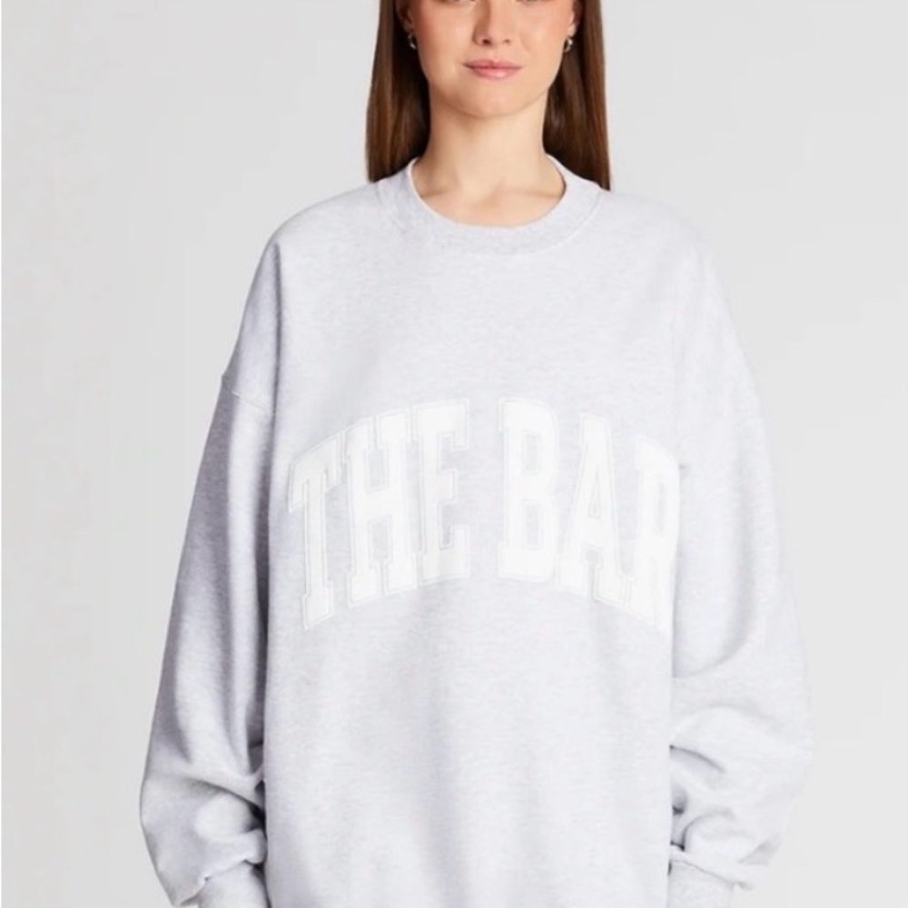 Gray 'The Bar' Varsity Sweatshirt